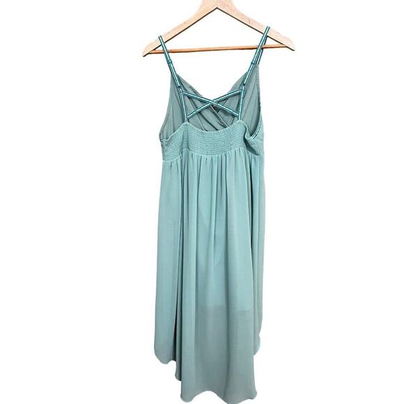 Esley Mint Green High Lo Dress Size Large - Picture 2 of 6